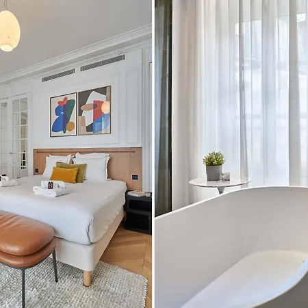 דירה Wonderful Ac Terrace Madeleine Opera *