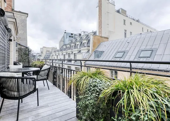 Wonderful Ac Terrace Madeleine Opera Paris