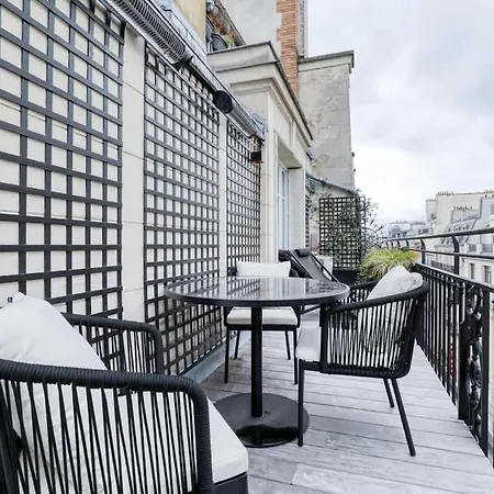 דירה Wonderful Ac Terrace Madeleine Opera *